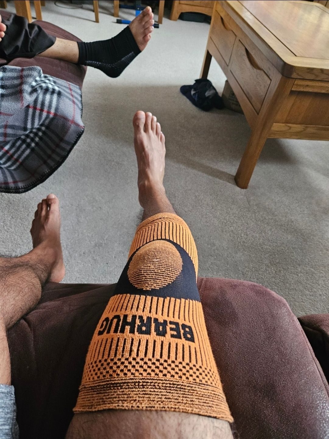 Felt nice. Then fell asleep with it on. But elevated.